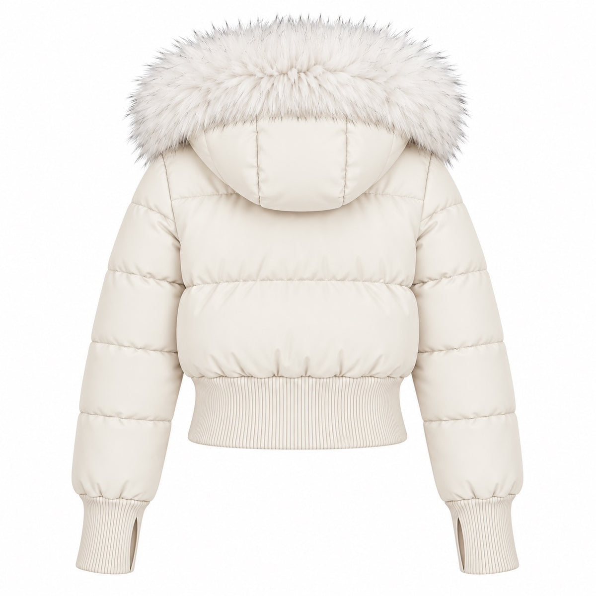 Foreign District® — Après Ski Cropped Fur Puffer
